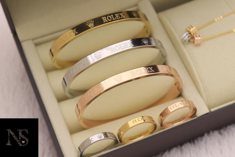 Pack Of 3 Bracelets & 3 Rings  Model 4-04