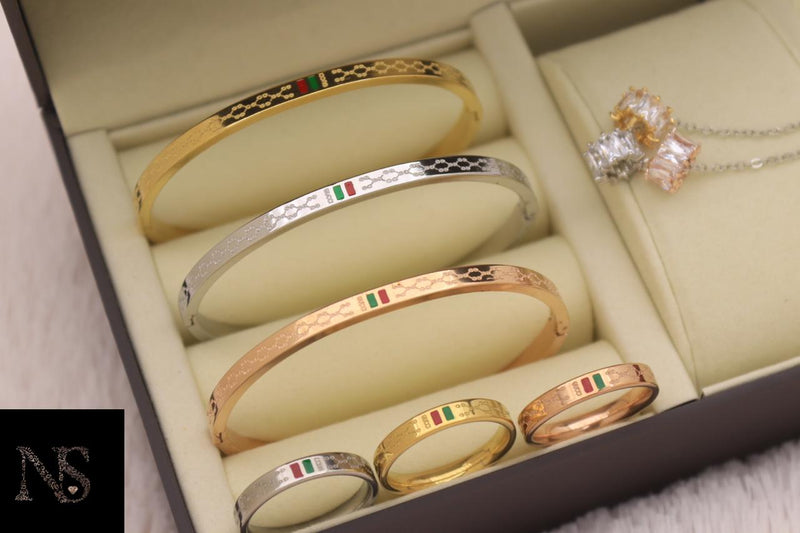 Pack Of 3 Bracelets & 3 Rings  Model 4-05